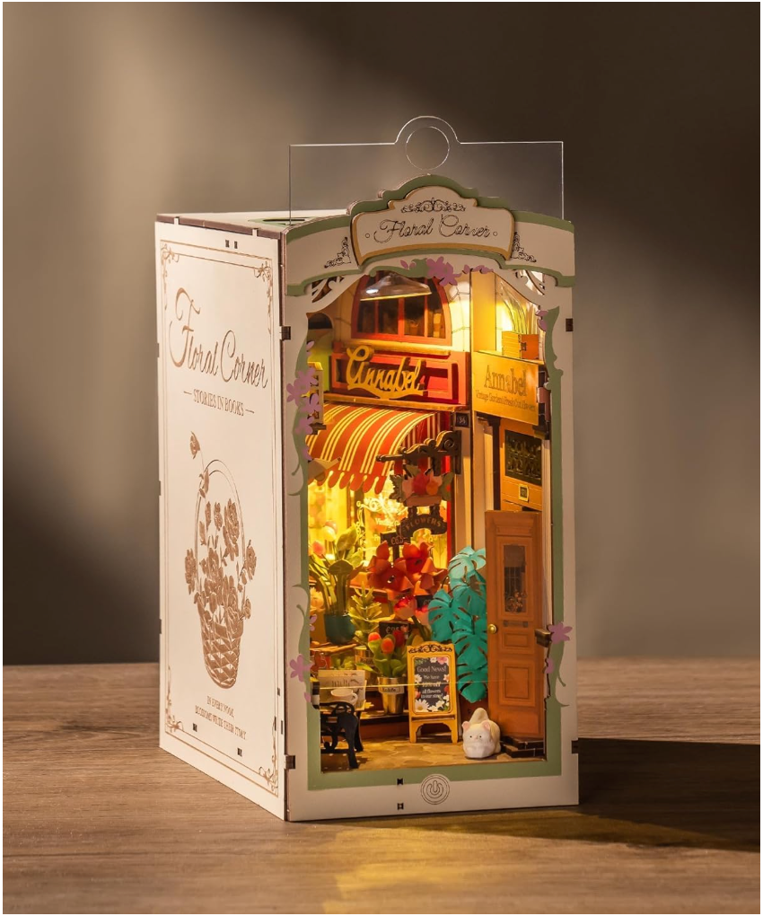 Floral Corner DIY Book Nook Building Kit