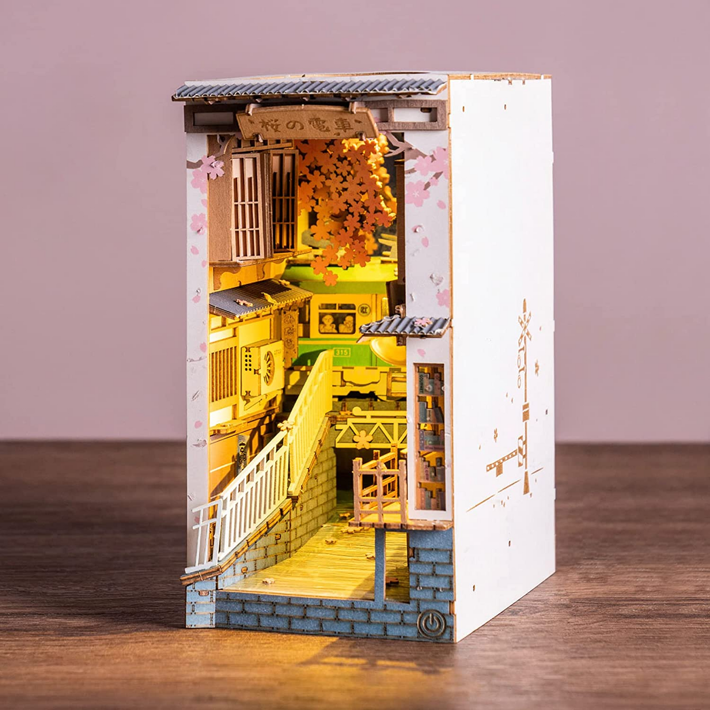 Sakura Alleyway Book Nook DIY building kit