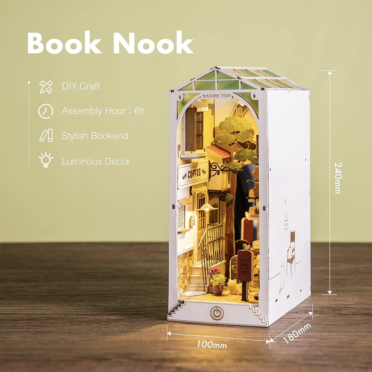 Sunshine Town Book Nook DIY building kit