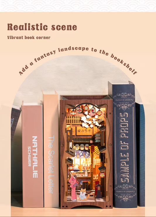 Japanese festival DIY Book Nook Building Kit