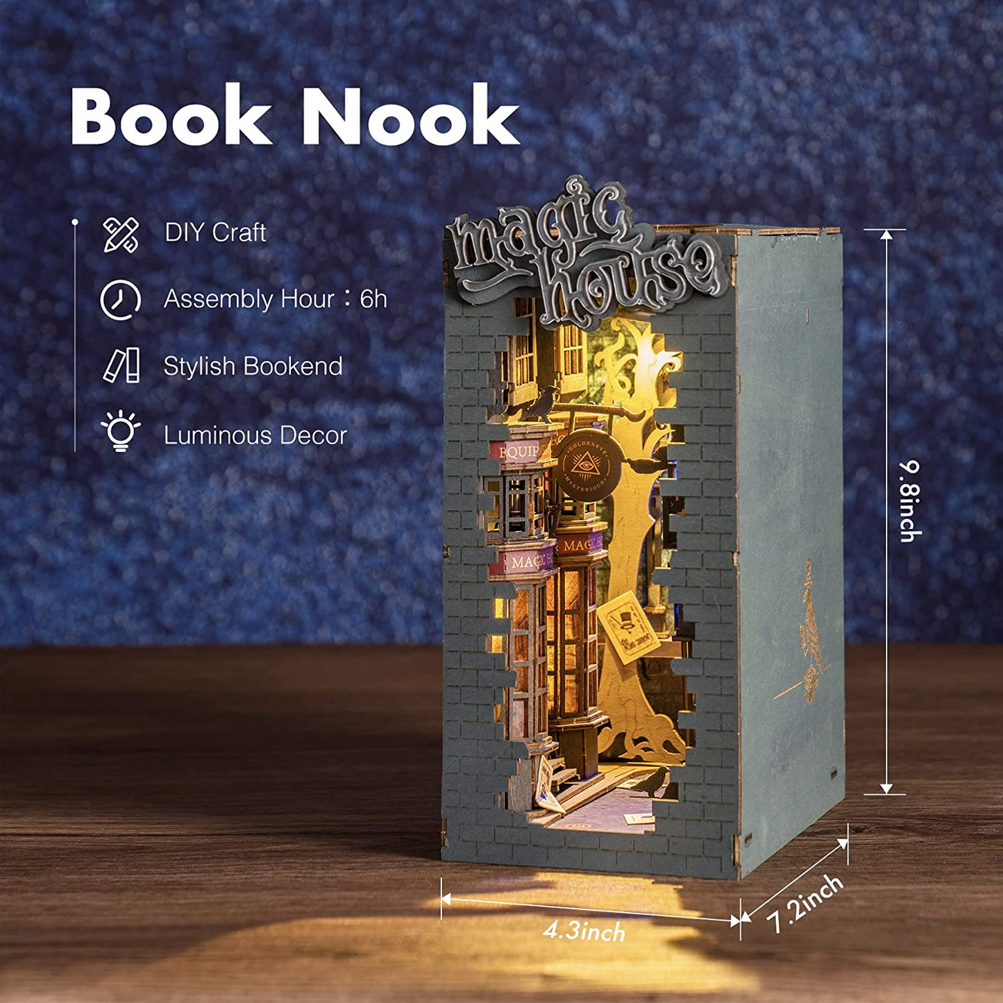 Magic House Book Nook DIY building kit