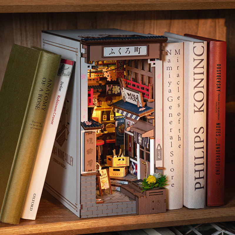 Sakura Wine Alley DIY Book Nook Building Kit