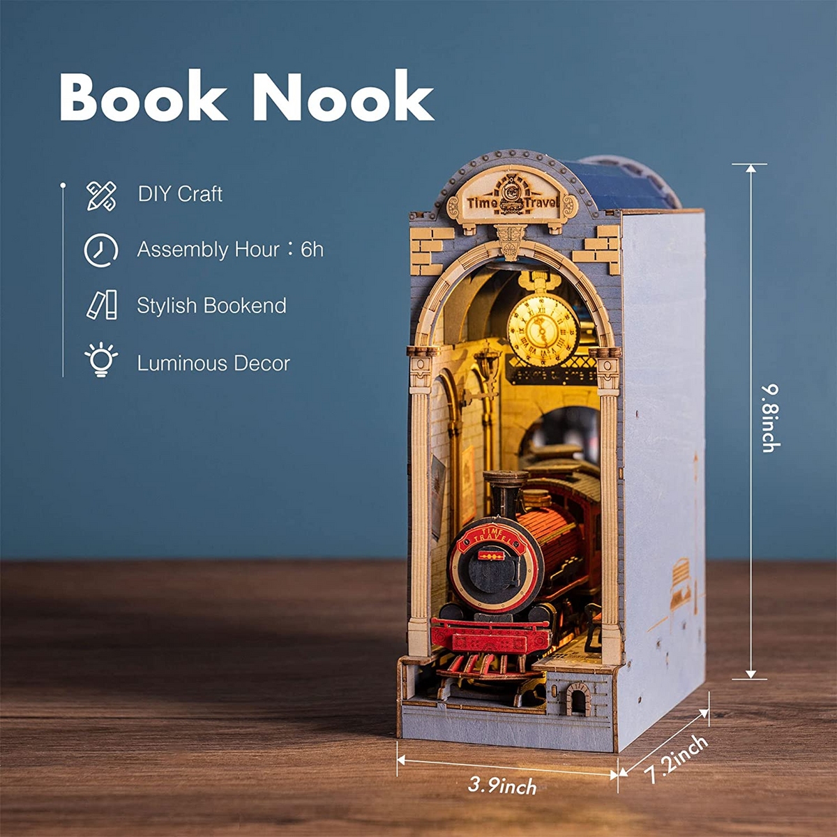 Time Travel Book Nook DIY building kit