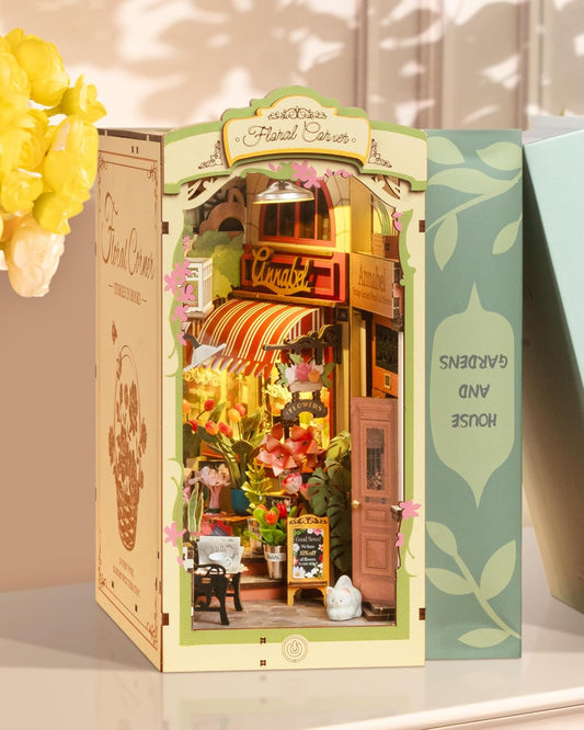 Floral Corner DIY Book Nook Building Kit