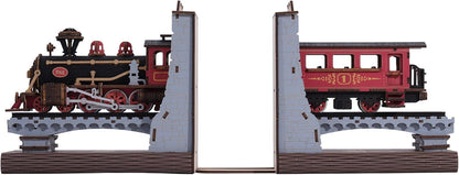 Century Train Book Ends DIY Booknook building kit