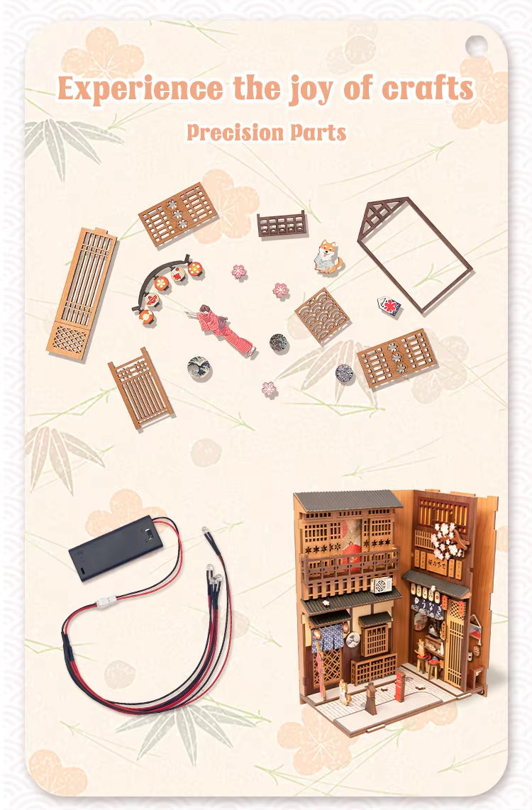 Japanese festival DIY Book Nook Building Kit