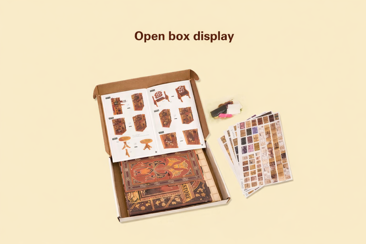 Japanese festival DIY Book Nook Building Kit