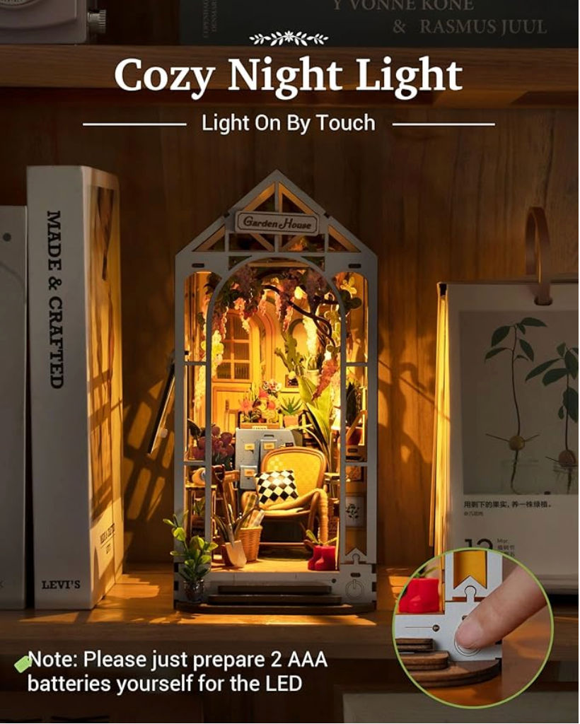 Garden House Book Nook DIY building kit