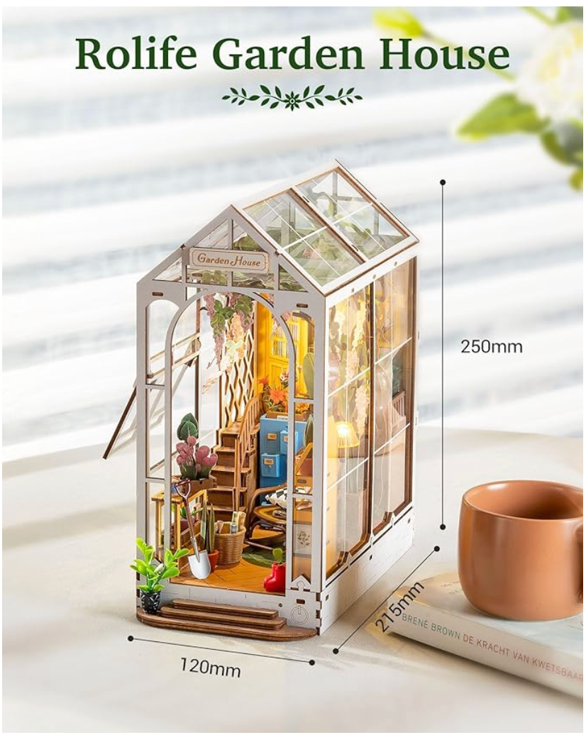 Garden House Book Nook DIY building kit