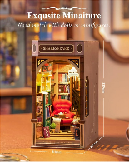 Shakespeare's Bookstore DIY Book Nook Building Kit