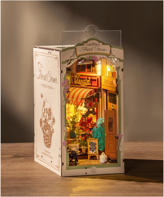 Floral Corner DIY Book Nook Building Kit