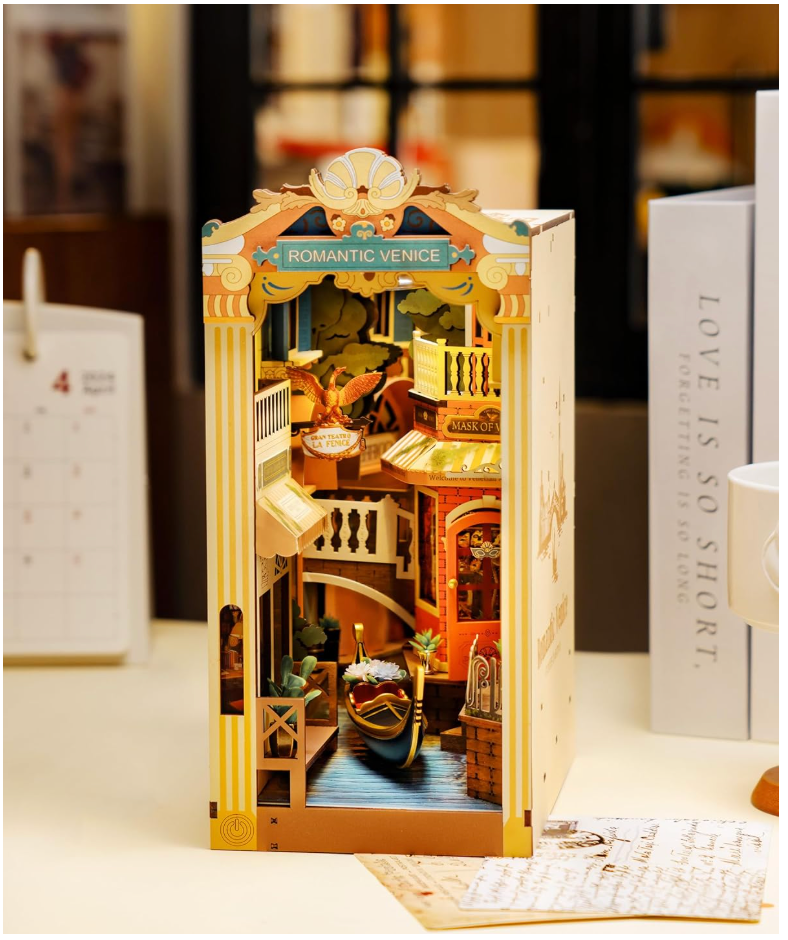 Romantic Venice DIY Book Nook Building Kit