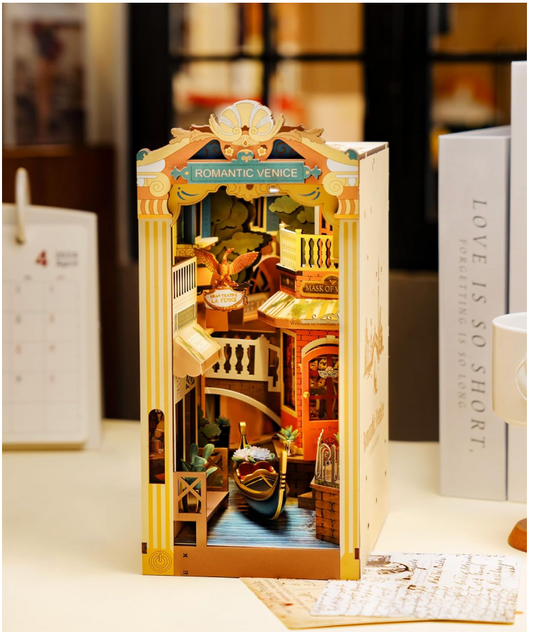 Romantic Venice DIY Book Nook Building Kit