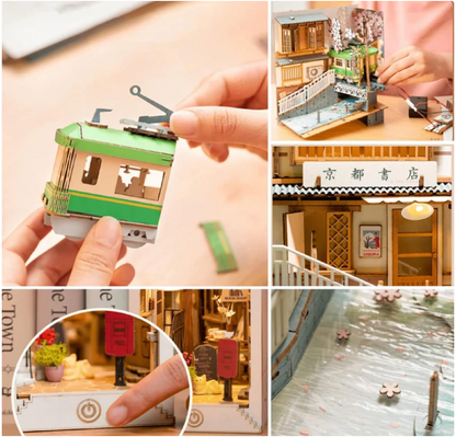 Sakura Alleyway Book Nook DIY building kit