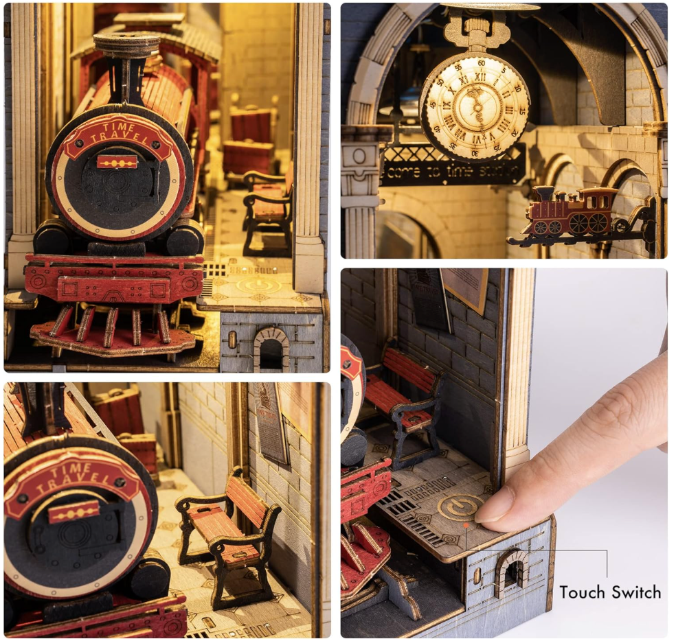 Time Travel Book Nook DIY building kit
